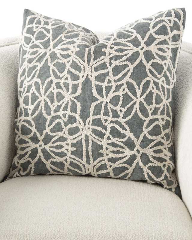 Moth Pillow, 22" x 22"